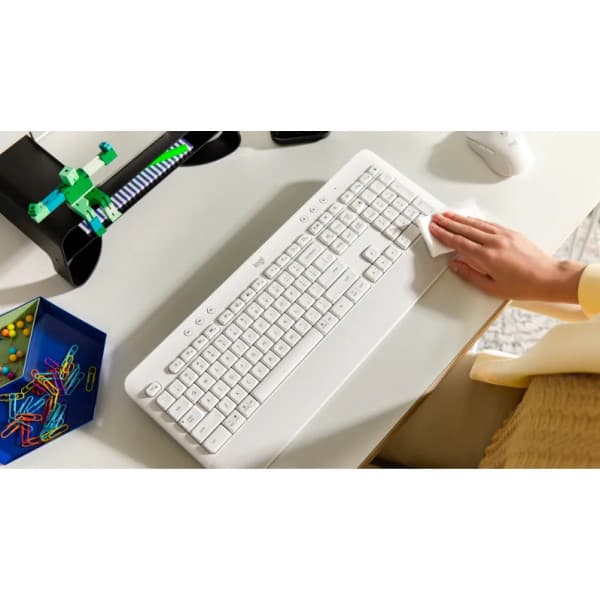 Logitech Signature K650 -langaton näppäimistö, luonnonvalkoinen