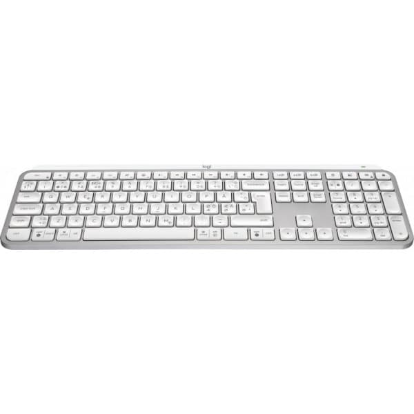 Logitech MX Keys S -näppäimistö, vaaleanharmaa