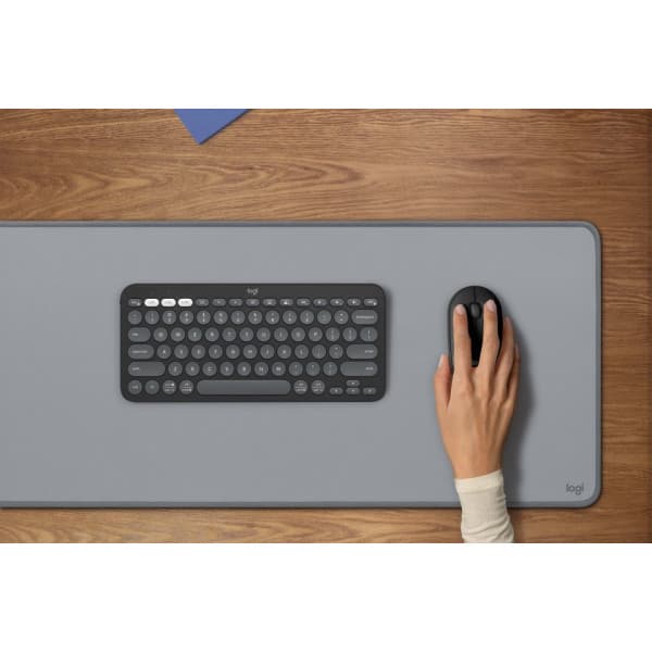 Logitech Pebble 2 Combo -näppäimistö ja hiiri, harmaa