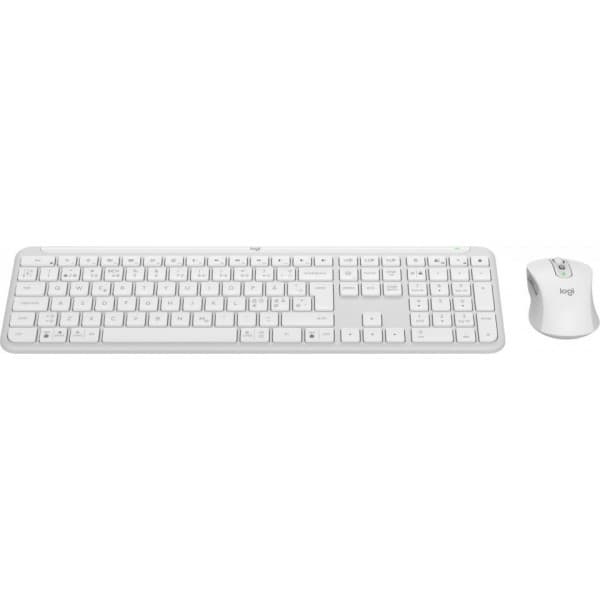 Logitech MK950 Signature Slim -näppäimistö ja hiiri, valkoinen