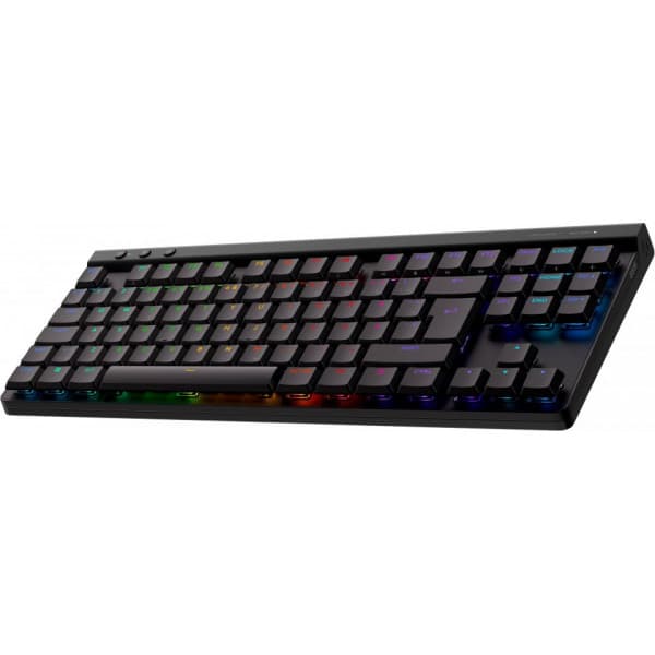 Logitech G515 LIGHTSPEED TKL-spil tastatur, sort, Linear-bryder