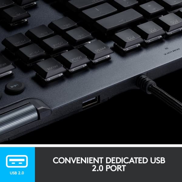 Logitech G815 -pelinäppäimistö, Clicky-kytkimet