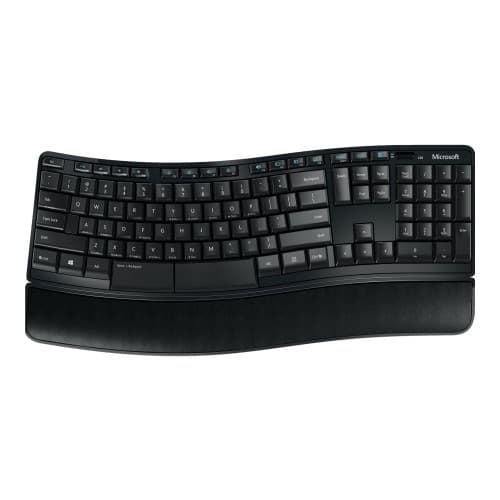 Microsoft Sculpt Comfort Desktop - sats med tangentbord och mus - Nordisk Svart
