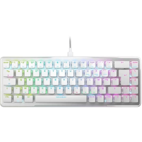 Turtle Beach Vulcan II Mini Trådlöst Optiskt Mekaniskt Speltangentbord - Vit