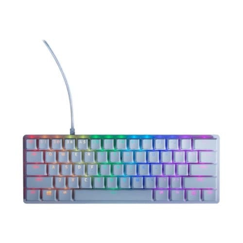 Razer Huntsman Mini - tangentbord - amerikansk - kvicksilver Inmatningsenhet Vit
