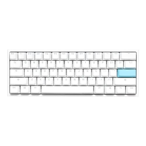 Ducky One 2 Pro Mini - tangentbord - QWERTZ - tysk - vit Inmatningsenhet Vit