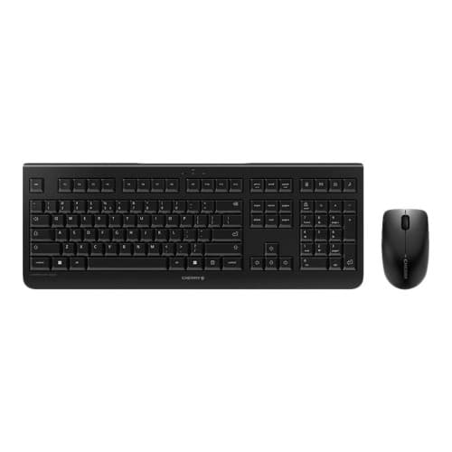 CHERRY DW 3000 - sats med tangentbord och mus - amerikansk - svart Inmatningsenhet Svart