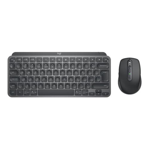 Logitech MX Keys Mini Combo for Business - sats med tangentbord och mus - QWERTZ - tysk - grafit Inmatningsenhet grafit