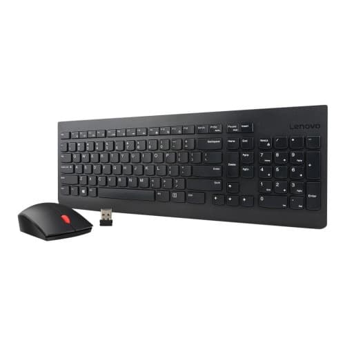 Lenovo Essential Wireless Combo - sats med tangentbord och mus - USA med eurosymbol Inmatningsenhet