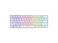 Miniatyrbild 1 av 5: Savio WHITEOUT X2 PEACH, Kabel, USB, QWERTY, RGB LED, Vit