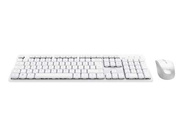 Trust Ody II, Trådlös, RF Trådlös, Membrantangentbrytare, QWERTY, Vit, Mus inkluderad