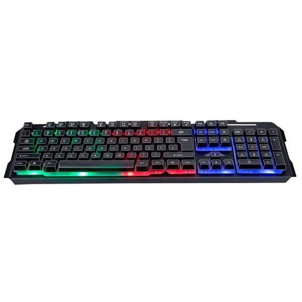 Spel tangentbord - No Fear - Spanska Qwerty - RGB bakgrundsbelyst - 104 tangenter - USB