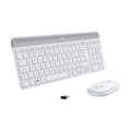Miniatyrbild 1 av 3: Trådlöst tangentbord och mus - LOGITECH - MK470 - Vit - 1 To - 8 Go