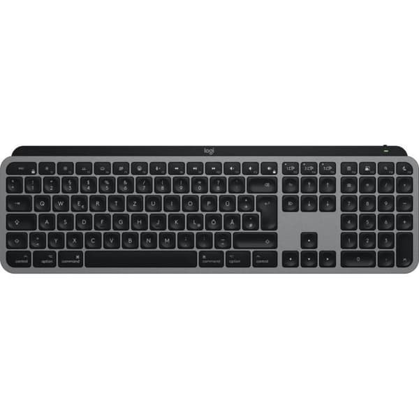 Klaviatur - LOGITECH - MX Keys S för Mac - Bluetooth - Bakgrundsbelyst - Uppladdningsbar USB-C