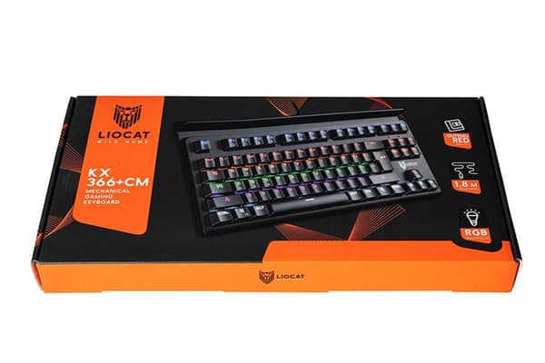 Liocat Gaming Tangentbord KX 366+ CM Mekanisk - Svart