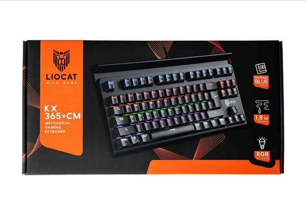 Liocat Gaming Tangentbord KX 365 CM Mekanisk qwerty - Svart