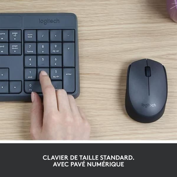 Tangentbordsmusset - Trådlös - Logitech - MK235 - AZERTY