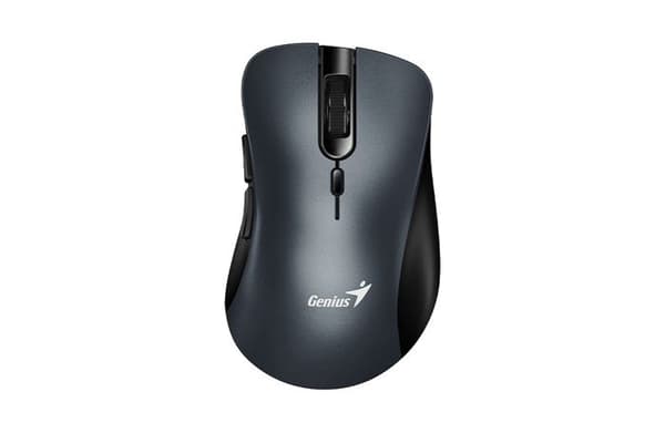 Musmatta Genius Ergonomisk Trådlös Tyst 8100s Grå