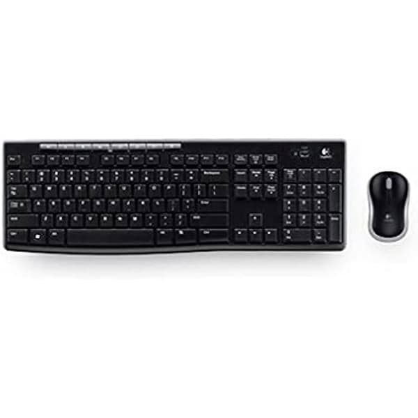 Tangentbord och Mus - LOGITECH - MK270 - USB - QWERTZ Tjeckisk - Svart