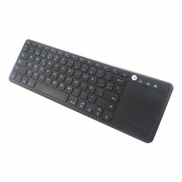 Tastatur med touchpad CoolBox CoolTouch Sort QWERTY