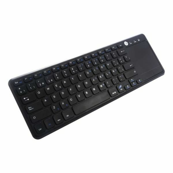 Tastatur med touchpad CoolBox CoolTouch Sort QWERTY