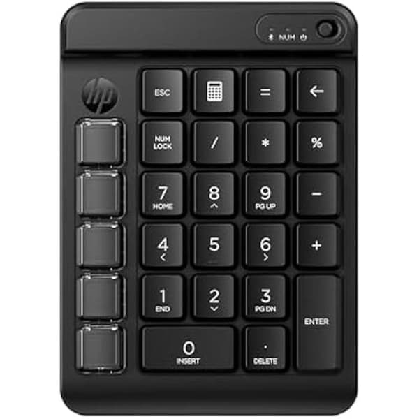 Numeriskt tangentbord - HP - 7N7C2AA - Svart - 15,01 x 14,61 x 4,76 cm - Referens S9911755 Svart
