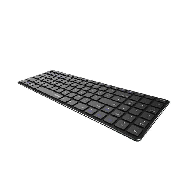 Rapoo E9100M trådlöst tangentbord med multi-mode anslutning - Svart