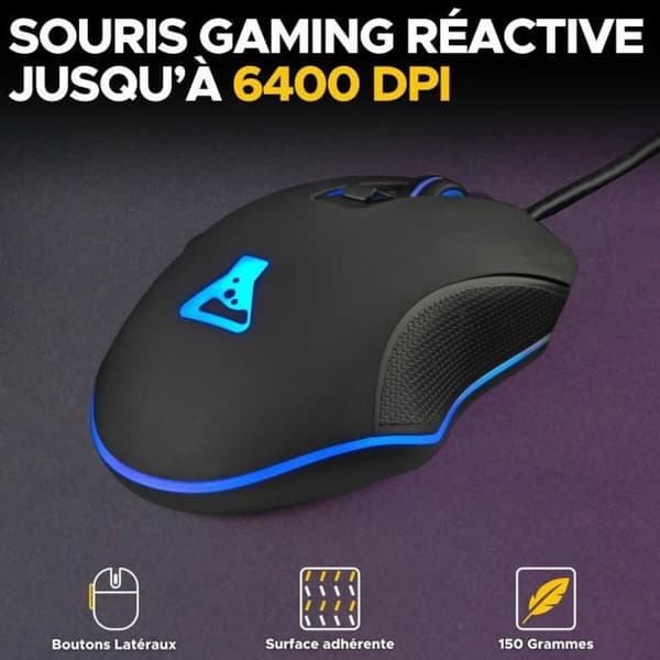 Tastatur og mus The G-Lab COMBO-HYDROGEN