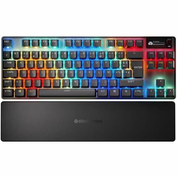 Bluetooth Tangentbord SteelSeries apex pro tkl wl gen 3 Svart Azerty Franska