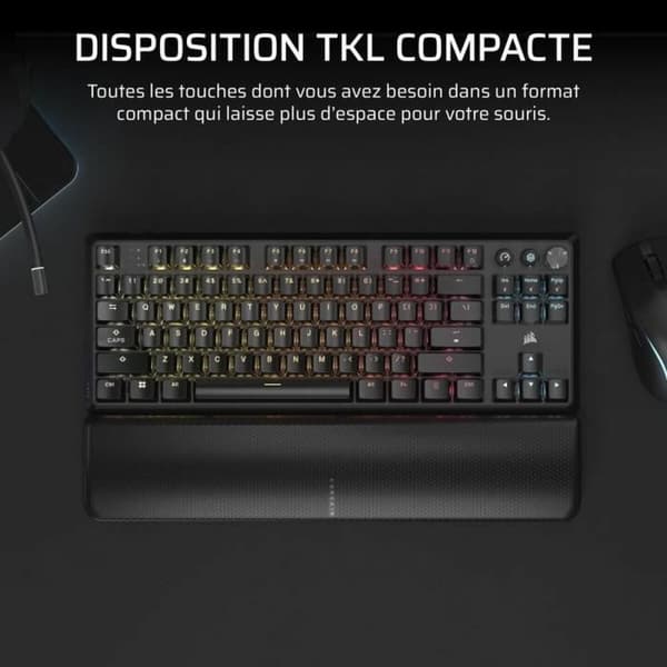Tastatur Corsair K70 Sort