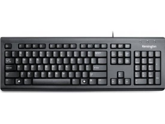 Kensington ValuKeyboard - Tangentbord - USB - spansk - svart Svart