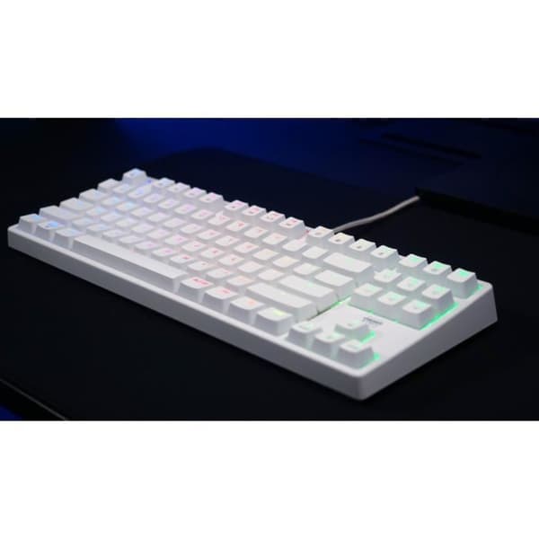 Tangentbord - CHERRY - XTRFY K4V2 - RGB - 80% TKL - AZERTY - Vit