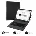 Pikkukuva 1 / 3: Tabletin ja näppäimistön kuori Subblim SUB-KT1-USB001 Musta Espanjalainen Qwerty