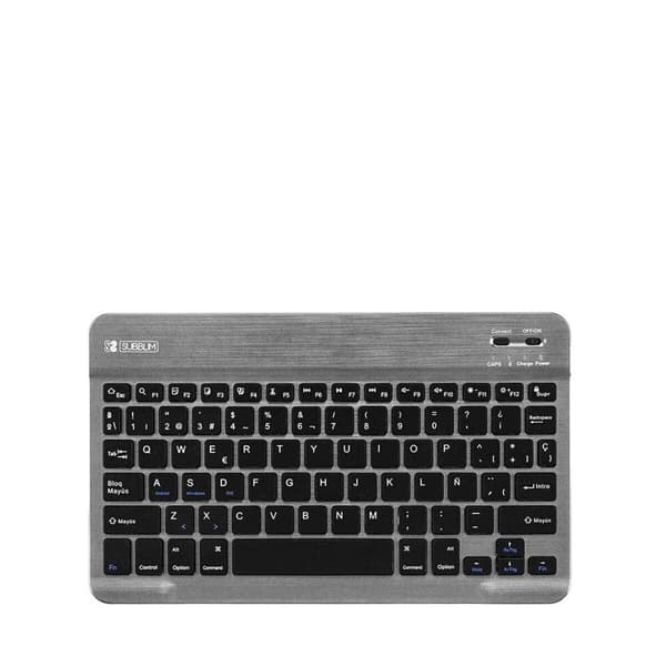 Tangentbord Subblim SUB-KBT-SM0002 Grå Qwerty Spanska