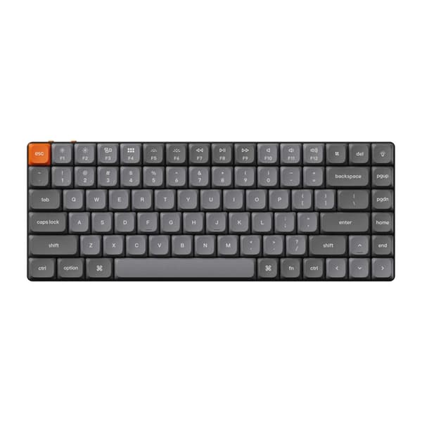 Keychron K3 Max RGB Brown Switch Trådløst lavprofiltastatur (svart) [K3M-H3].