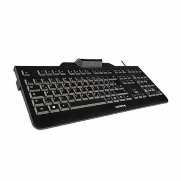 Näppäimistö lukijalla Cherry JK-A0100ES-2 Musta QWERTY