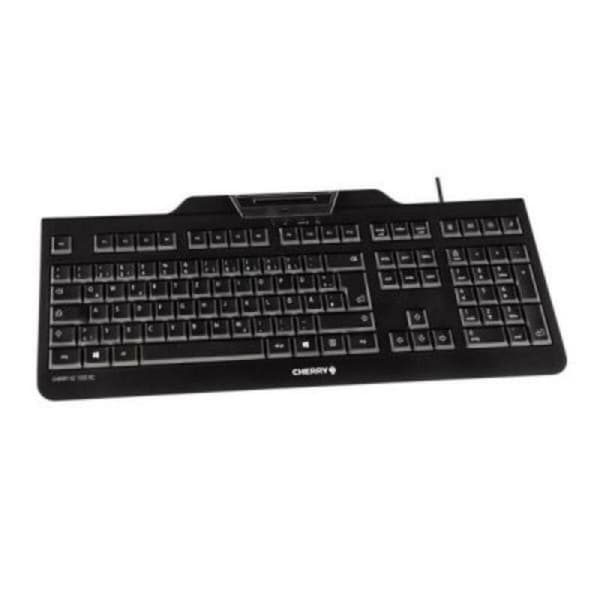 Näppäimistö lukijalla Cherry JK-A0100ES-2 Musta QWERTY