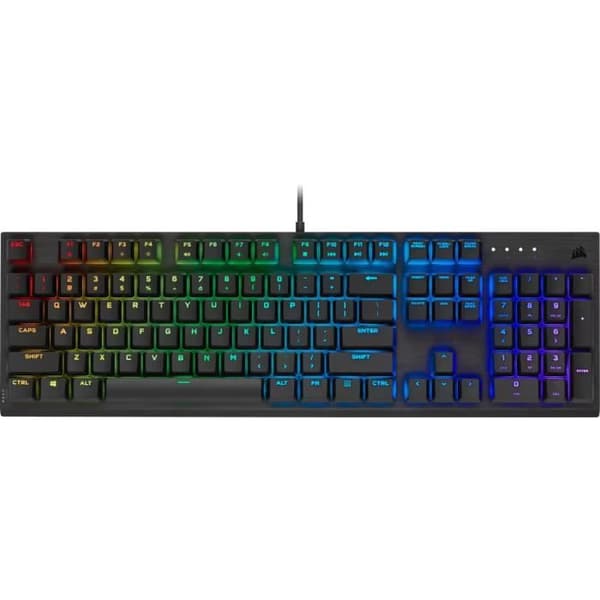 Tangenter mekanisk CORSAIR K60 RGB PRO - Vit - LED RGB - QWERTY