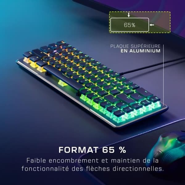 Turtle Beach® - Vulcan II Mini - Svart optisk och mekanisk trådad gamers tangentbord
