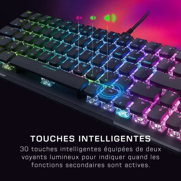 Turtle Beach® - Vulcan II Mini - Svart optisk och mekanisk trådad gamers tangentbord
