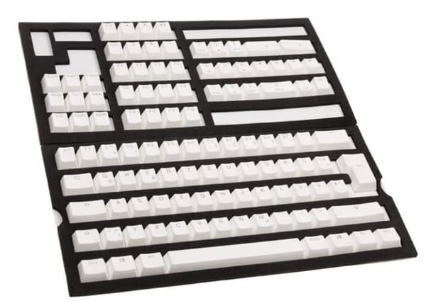 Upptäck den ultimata kvaliteten med Ducky PBT Double-Shot Tangentuppsättning, DE-layout, det självklara valet för tangentbordsentusiaster.