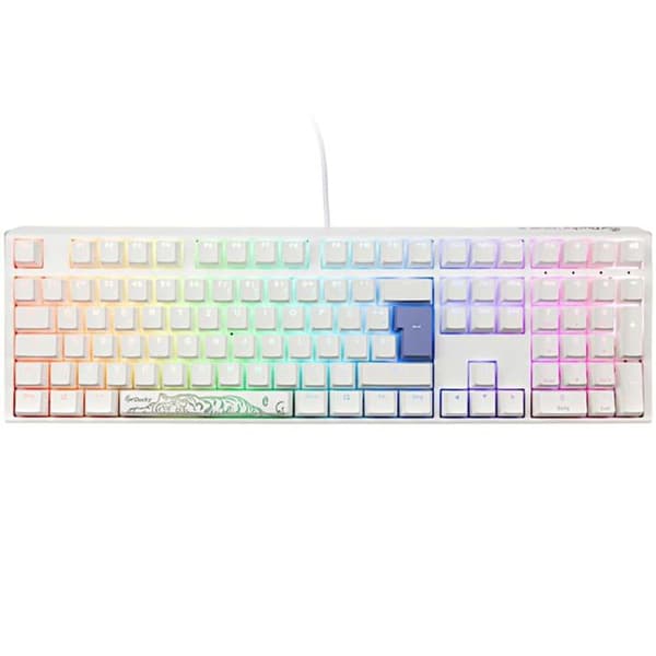 Klaviatur - DUCKY - One 3 Classic Pure White - RGB LED - MX Cherry - Trådad