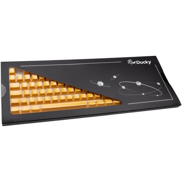 Ducky PBT Double-Shot Tangent Set Gul Plunge in i den färgstarka och livliga världen av Ducky med tangentbordets dubbel-s pédagogique.