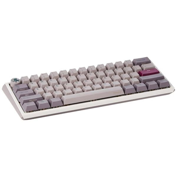 Gamingtangentbord - DUCKY - One 3 Mini - Mist Grey - RGB LED-belysning - Höghastighetsknappar Grå