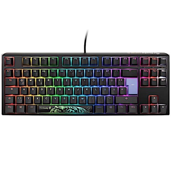 Ducky One 3 Classic Svart/Vit TKL Gaming Tangentbord, RGB LED, Ducky One 3 Classic Svart/Vit TKL Gaming Tangentbord, RGB LED, Ducky On