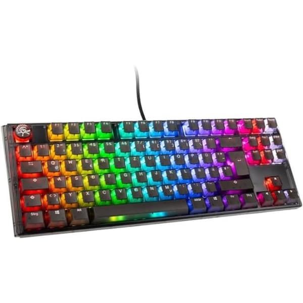La Ducky One 3 Aura Black TKL Gaming Keyboard, RGB LED är ett exceptionellt tangentbord som kommer att glädja dig med sin kvalitet och sina prestanda. Svart