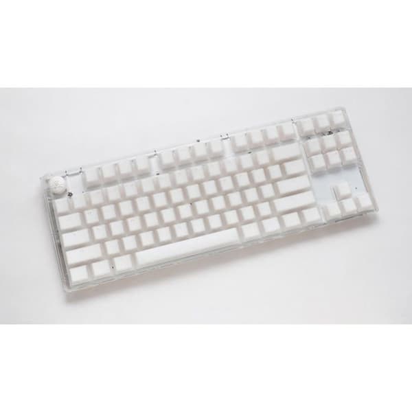 Spelklaviatur - DUCKY - One 3 Aura White TKL - RGB LED-belysning - Ergonomisk design - Kompakt TKL