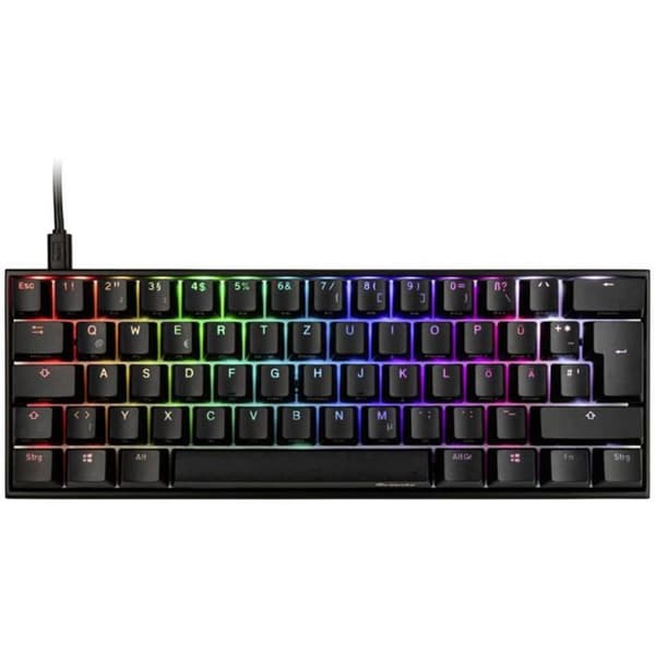 Ducky Mecha Mini Gaming Tangentbord, MX-Brown, RGB-LED. På jakt efter ett högkvalitativt gamingtangentbord för att förbättra din Svart