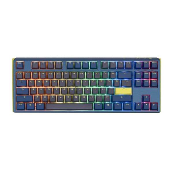 Gaming-tangentbord - DUCKY - One 3 Daybreak TKL - RGB-bakgrundsbelyst - Mekanisk - Kompakt och ergonomisk Blå