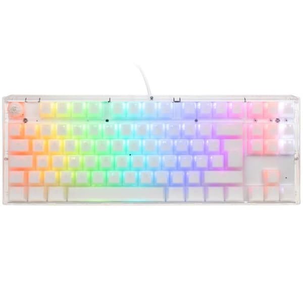 Tangenter - DUCKY - One 3 Aura White TKL - RGB-belysning - Mekaniska brytare - Trådad